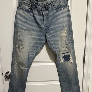 Polo Ralph Lauren distressed denim jeans